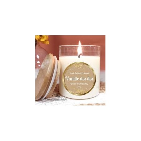 Bougie parfumée à la vanille BIO de Madagascar